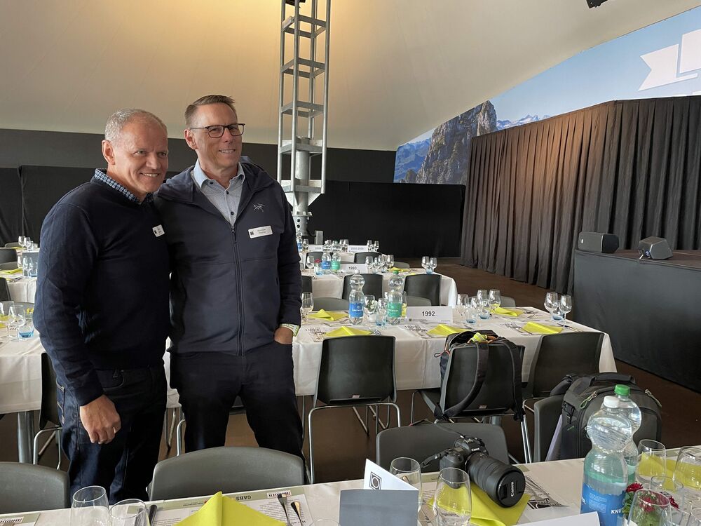 Claudio Cristina und Stephan Muntwyler. (Foto: Peter Warthmann)